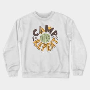 Camp Hike Repeat Crewneck Sweatshirt